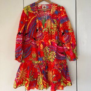 Farm Rio Magic Forest Cotton Minidress